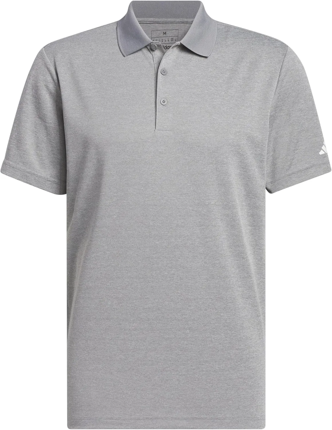 Adidas Mens Core Performance Heather Polo Shirt L
