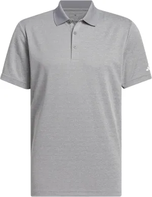 Adidas Mens Core Performance Heather Polo Shirt L