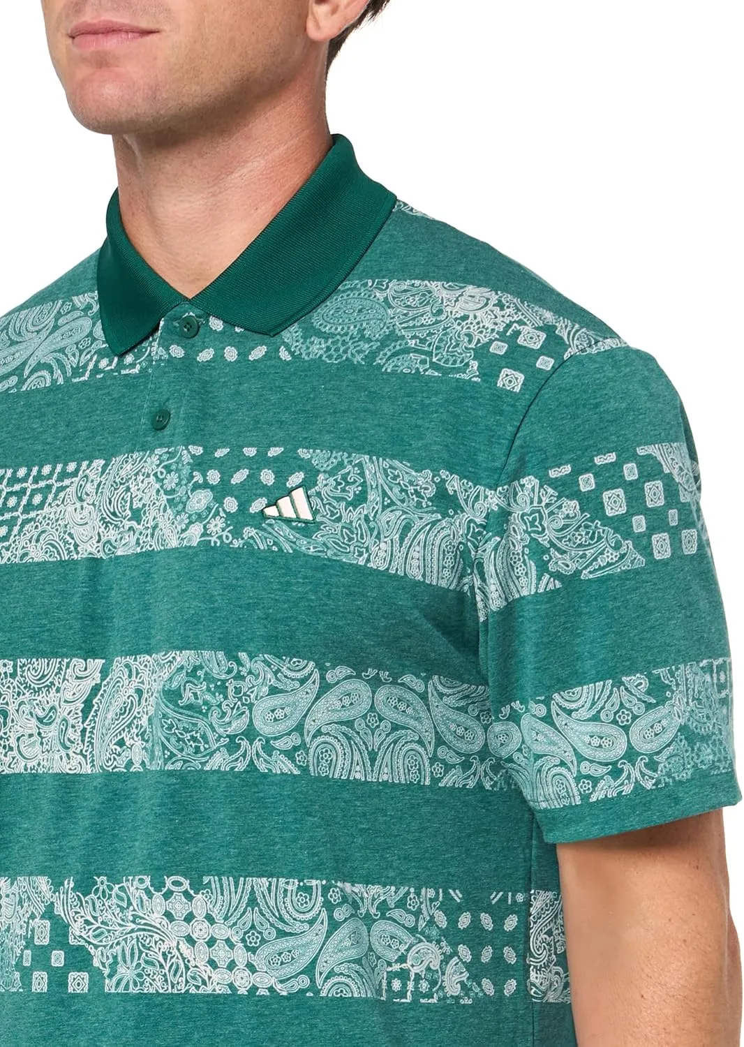 adidas Men's Go-To Printed Golf Polo Shirt