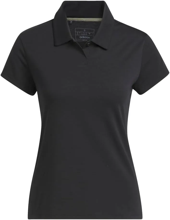 adidas Women's Go-to Heathered Golf Polo Shirt
