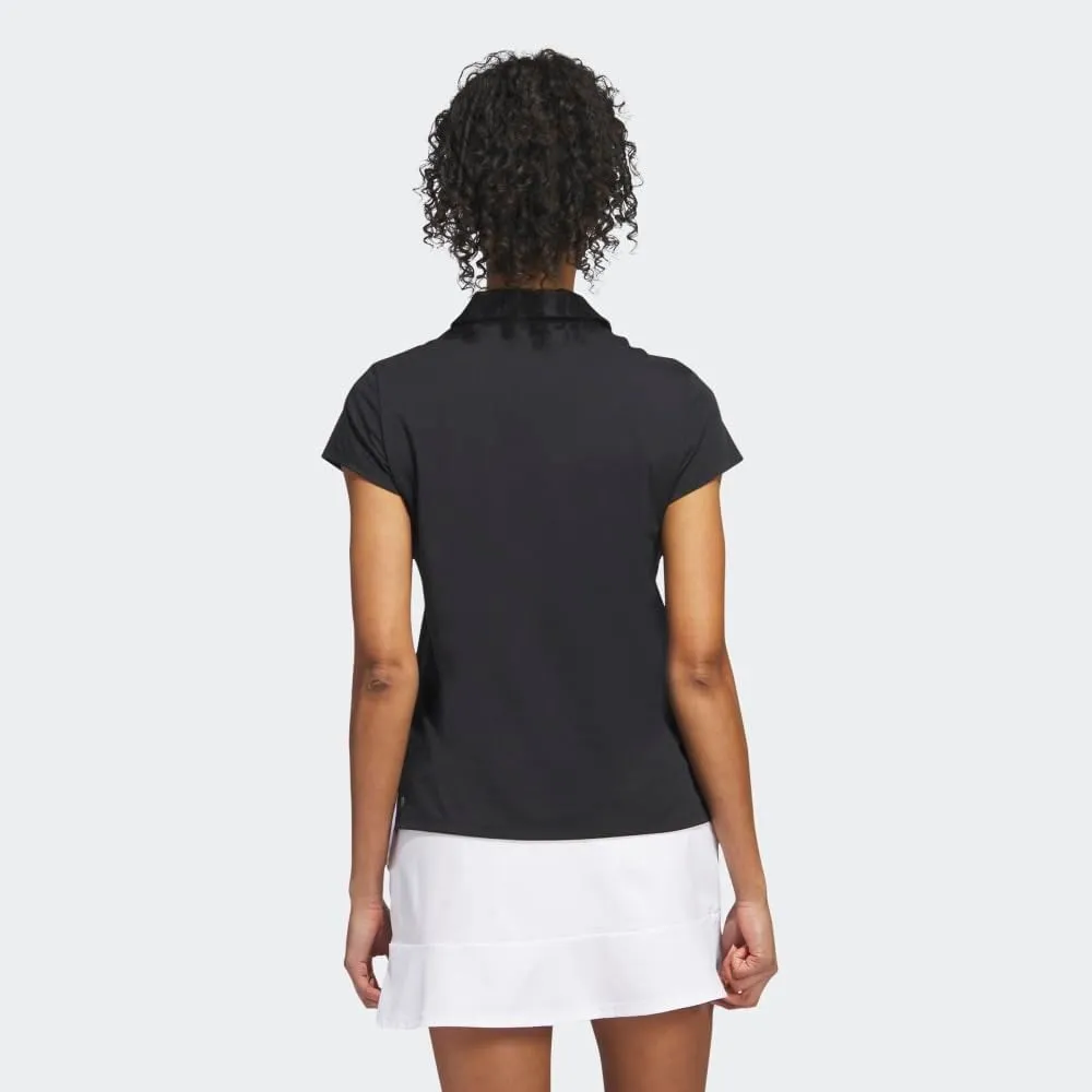 adidas Women's Go-to Heathered Golf Polo Shirt