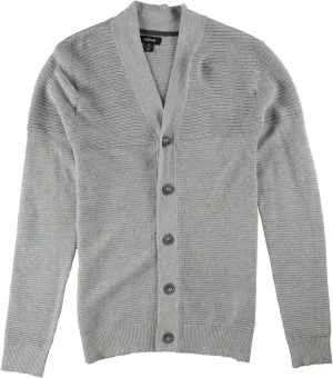 Alfani Mens Ribbed Cardigan Sweater