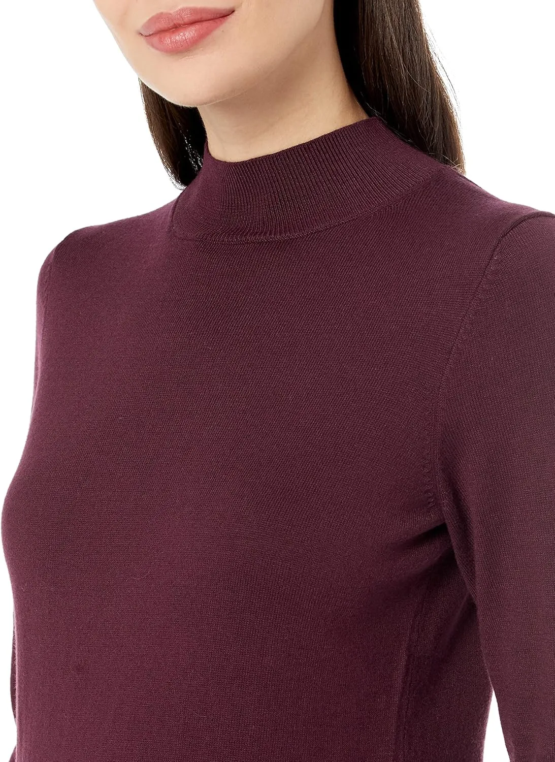 Amazon Essentials Women's Lightweight Mockneck Sweater (Available in Plus Size)