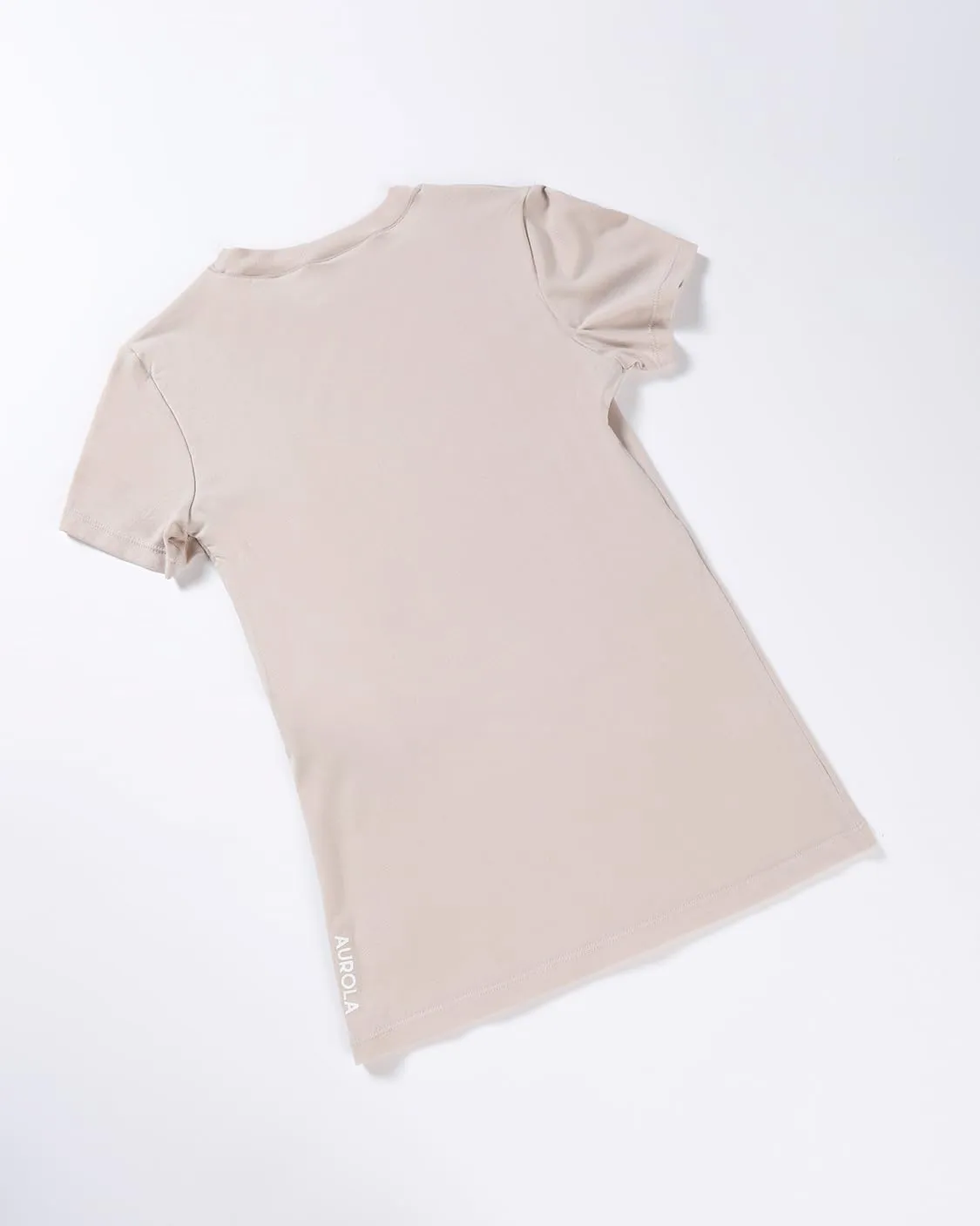 AUROLA Everyday Fitted T-Shirt for Women,Crew Neck Basic Short Sleeves T ShirtCrop Tops Modal Slim Fit Tee