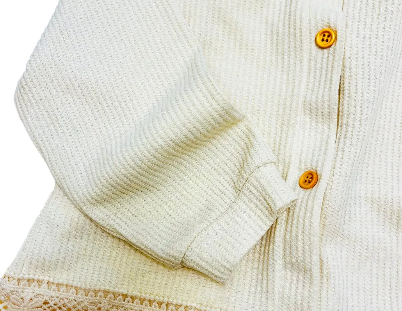Baby Toddler Girls Cardigan Sweater Infant Bolero Shrug Kids Long Sleeve Button Closure Lace Dress Up Jacket Tops