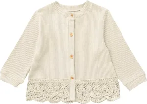 Baby Toddler Girls Cardigan Sweater Infant Bolero Shrug Kids Long Sleeve Button Closure Lace Dress Up Jacket Tops