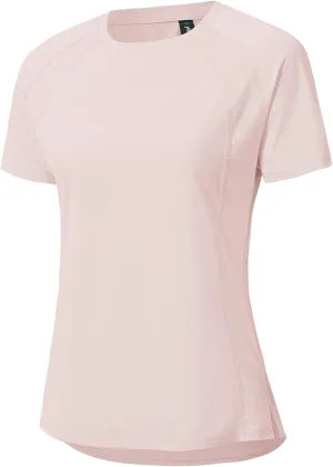 BGOWATU Women's Workout Athletic Tops Short Sleeve Crewneck T-Shirts Running Gym Yoga Tee Dry Fit UV Protection