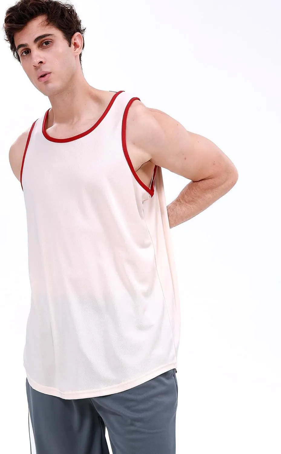 BOOMCOOL 5 Pack Men's Quick Dry Workout Tank Top Gym Muscle Tee Fitness Bodybuilding Sleeveless T Shirt Training