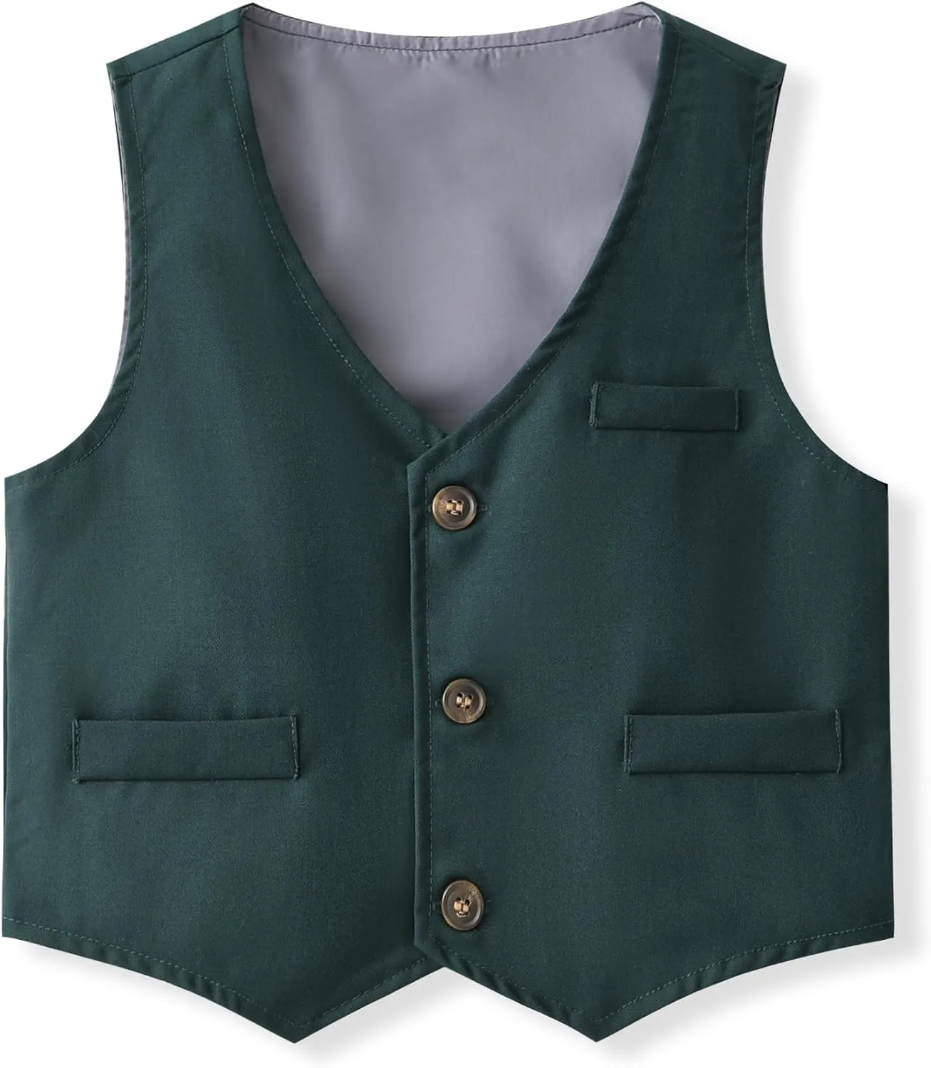 Boys 3Pcs Clothing Sets Long Sleeve Bowtie Shirts  Vest  Pants Casual Suit
