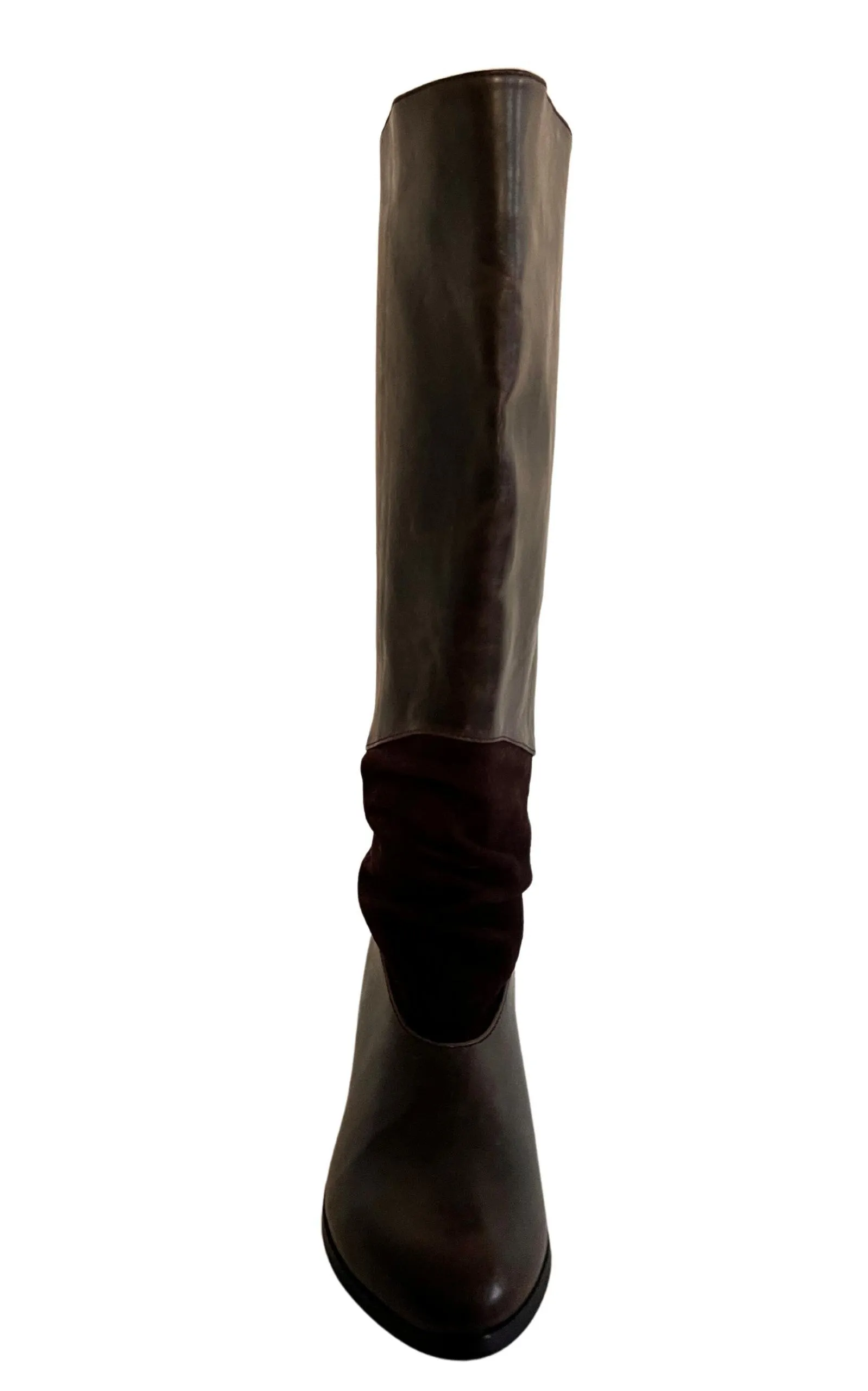 Brown Leather Riding Boots