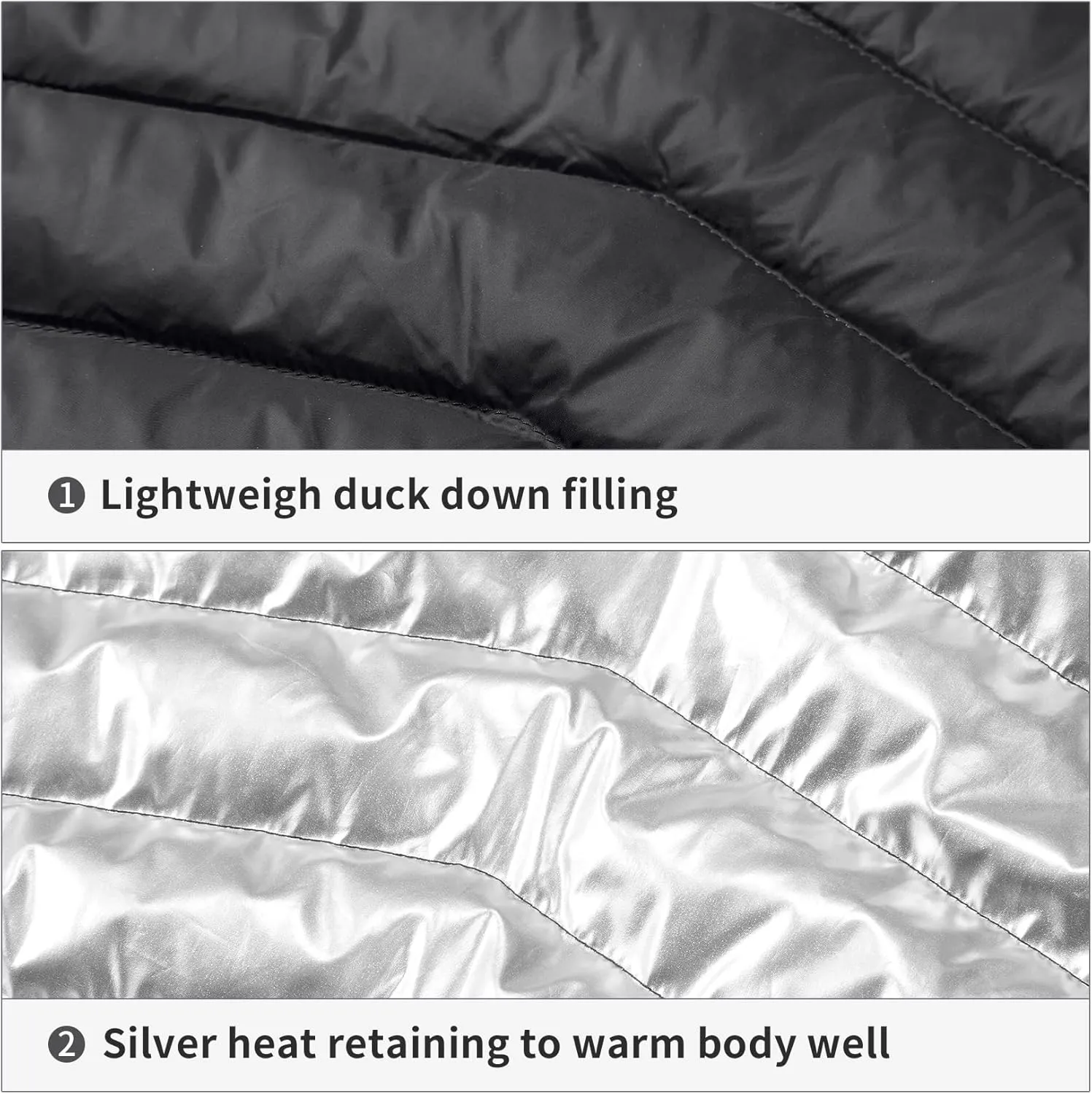CAMEL CROWN Men's Packable Down Jacket Hooded Lightweight Puffer Insulated Coat for Travel Outdoor Hiking