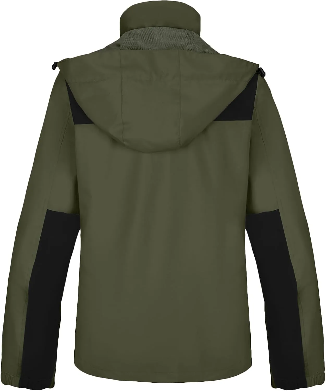 CAMELSPORTS Women's Rain Jacket Waterproof Hooded Windbreaker Windproof Lightweight Shell Raincoat for Outdoor Hiking