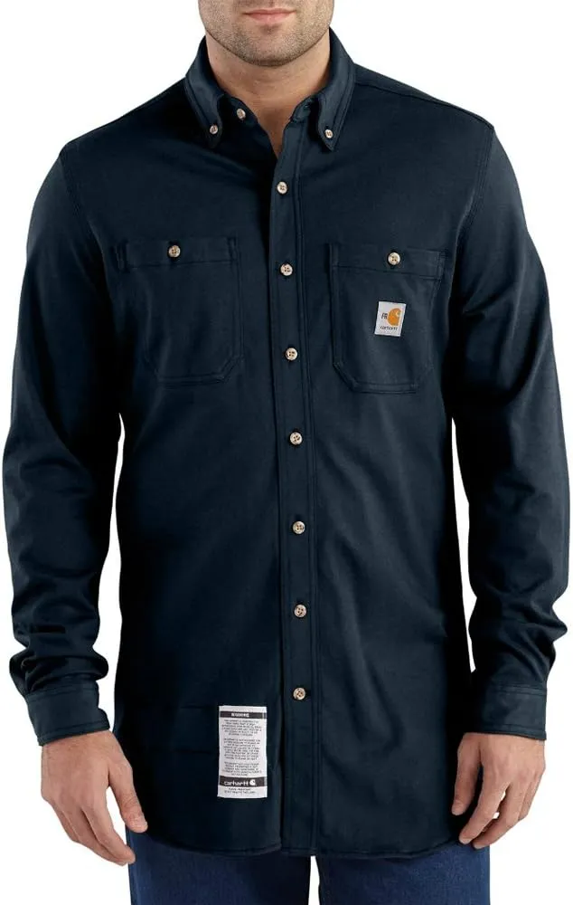 Carhartt Men's Flame Resistant Force Cotton Hybrid Shirt