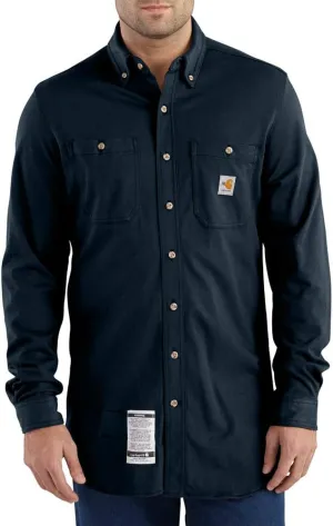 Carhartt Men's Flame Resistant Force Cotton Hybrid Shirt