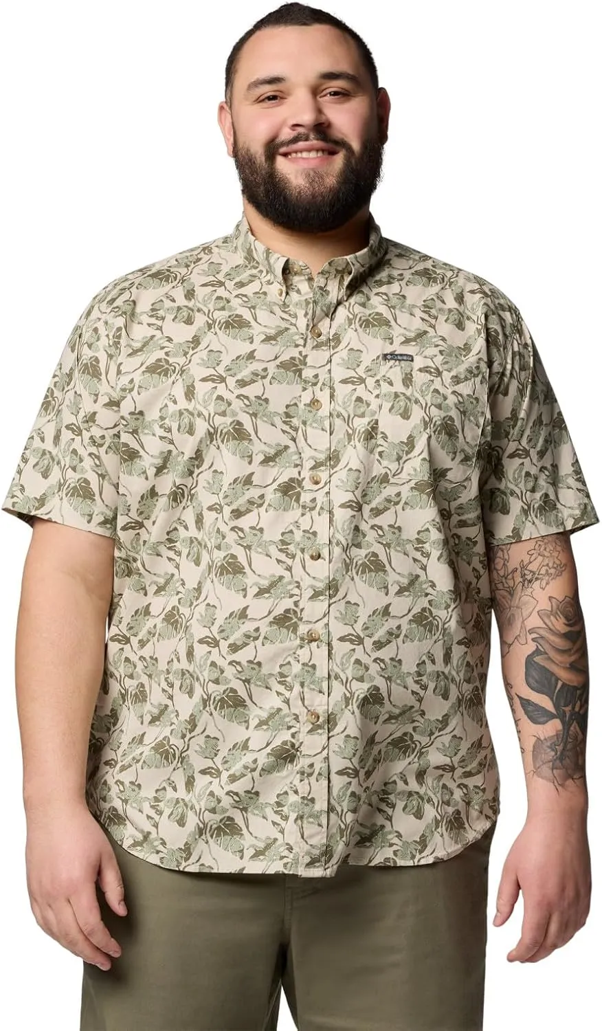 Columbia Men's Rapid Rivers Printed Short Sleeve Shirt