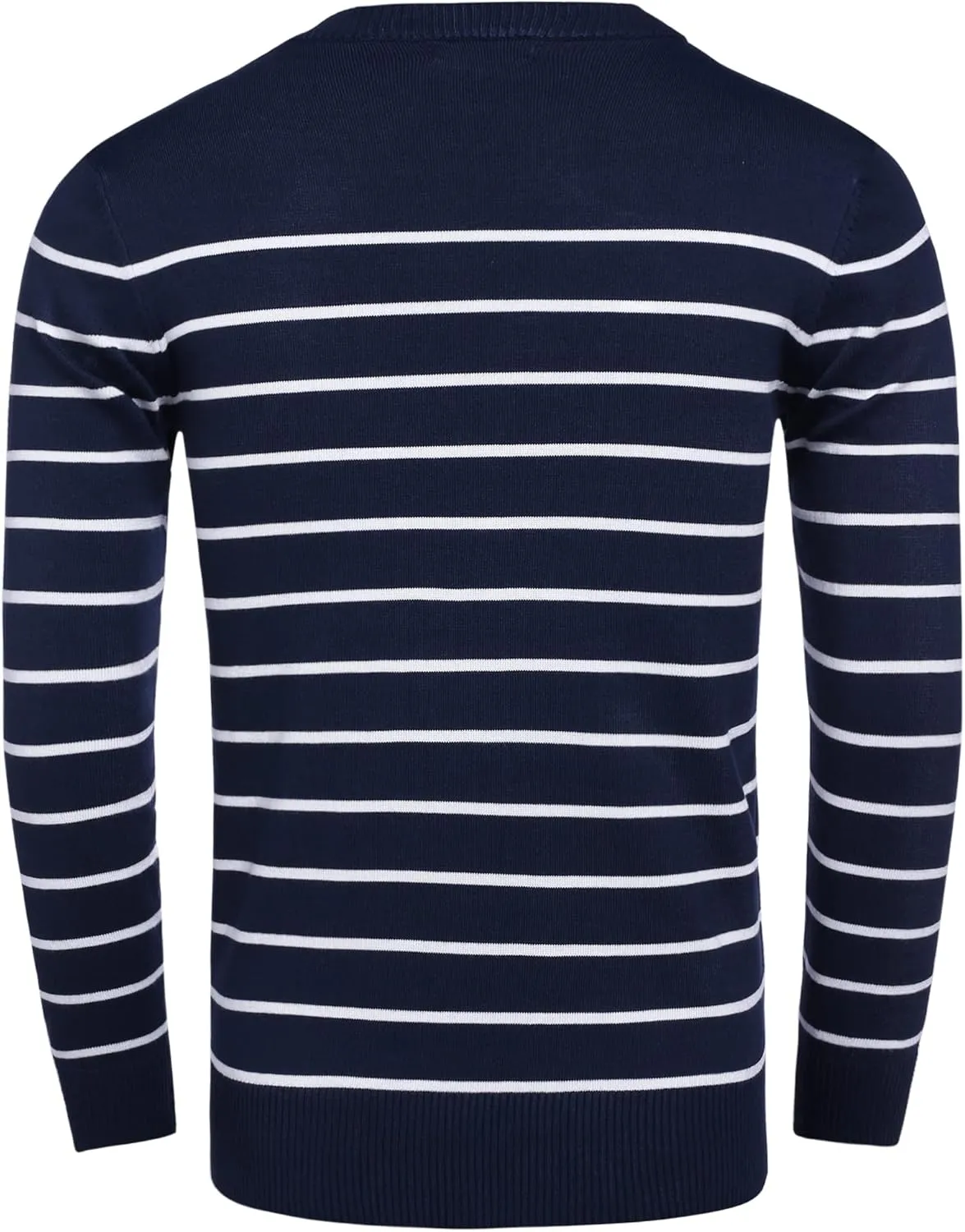 COOFANDY Men's Crew Neck Sweater Slim Fit Lightweight Sweatshirts Knitted Pullover for Casual Or Dressy Wear