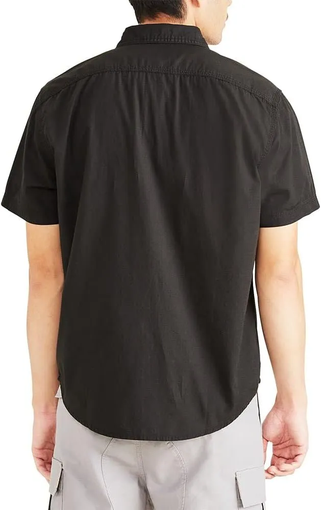 Dockers Men's Regular Fit Short Sleeve Utility Shirt