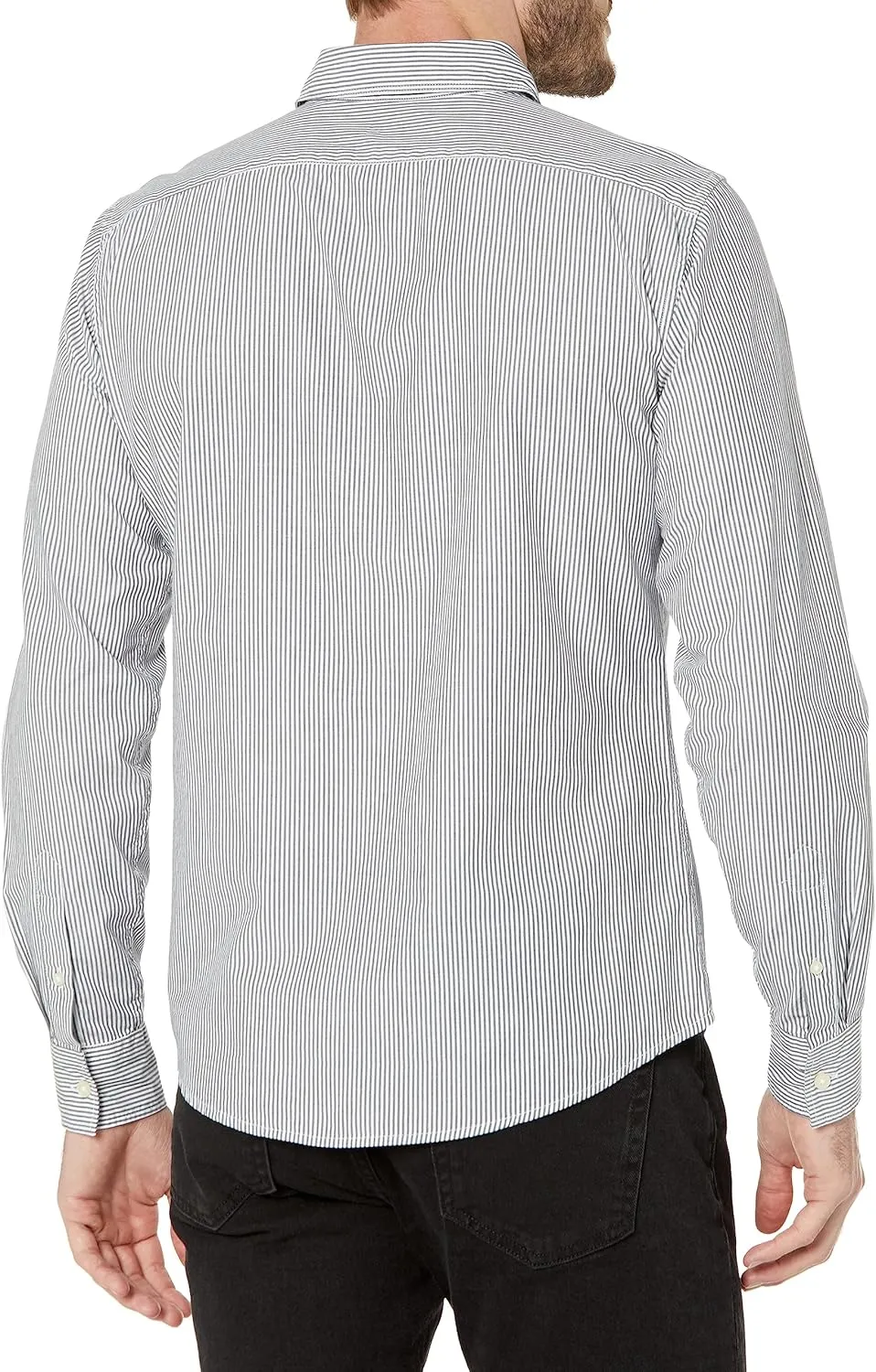 DOCKERS Men's Slim Fit Long Sleeve Casual Shirt