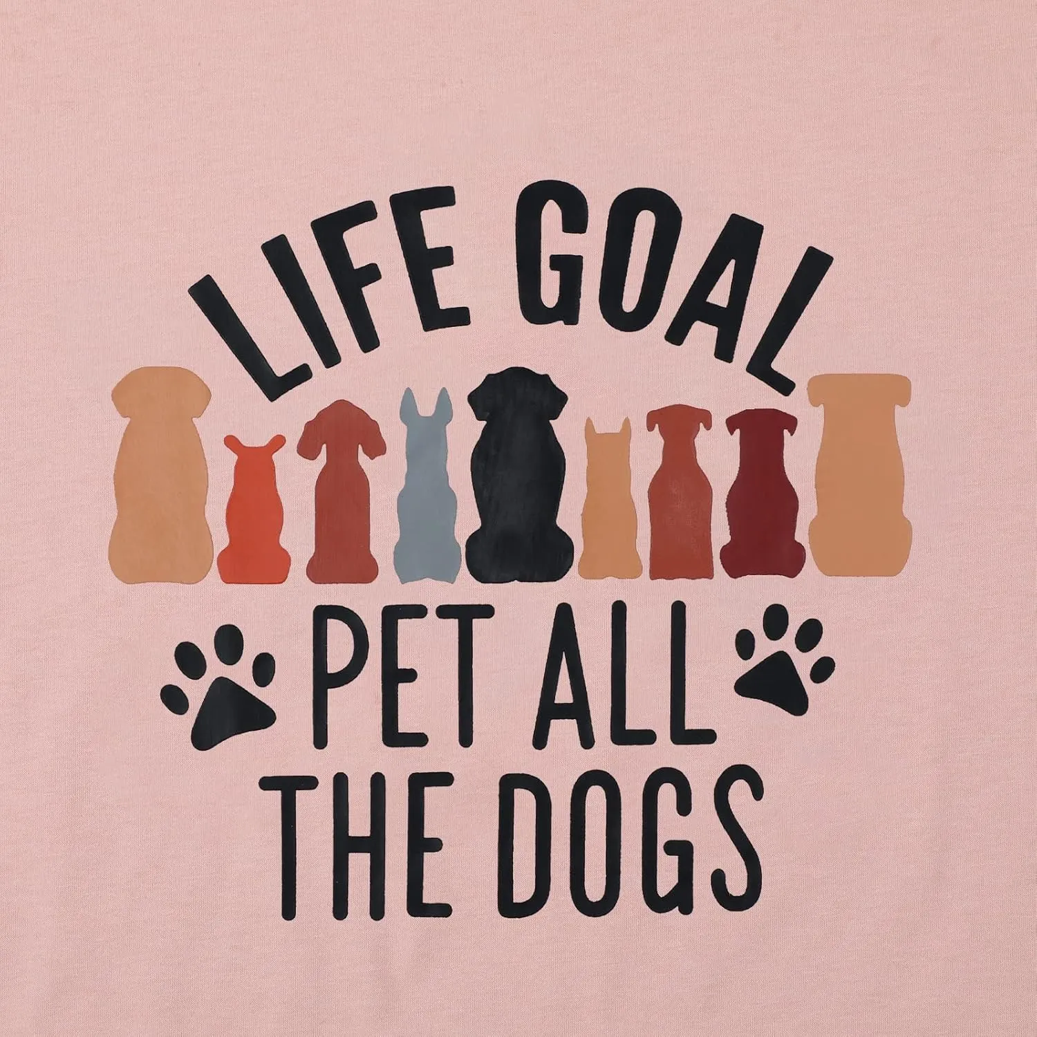 Dog Mom T-Shirt for Women - Pet Lover Shirt With Funny Saying Letter Print - All The Dogs Dog Mama Tee Top