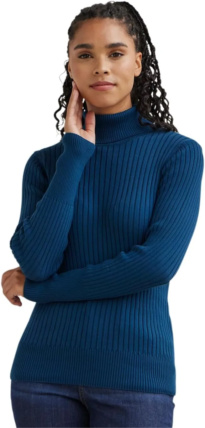 Fair Trade Organic Ribbed Turtleneck Sweater