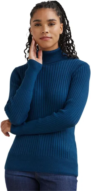 Fair Trade Organic Ribbed Turtleneck Sweater