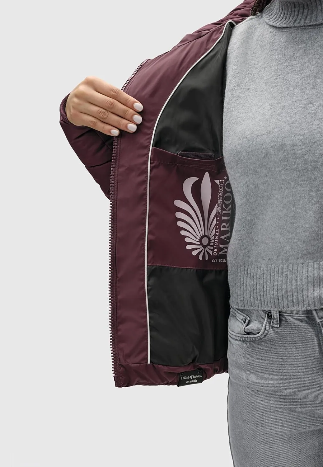 Fall & Winter Jacket for Women | Windproof & Weather-Resistant Jacket | Hooded Medium-Weight Coat | Amayaa XS-XXL