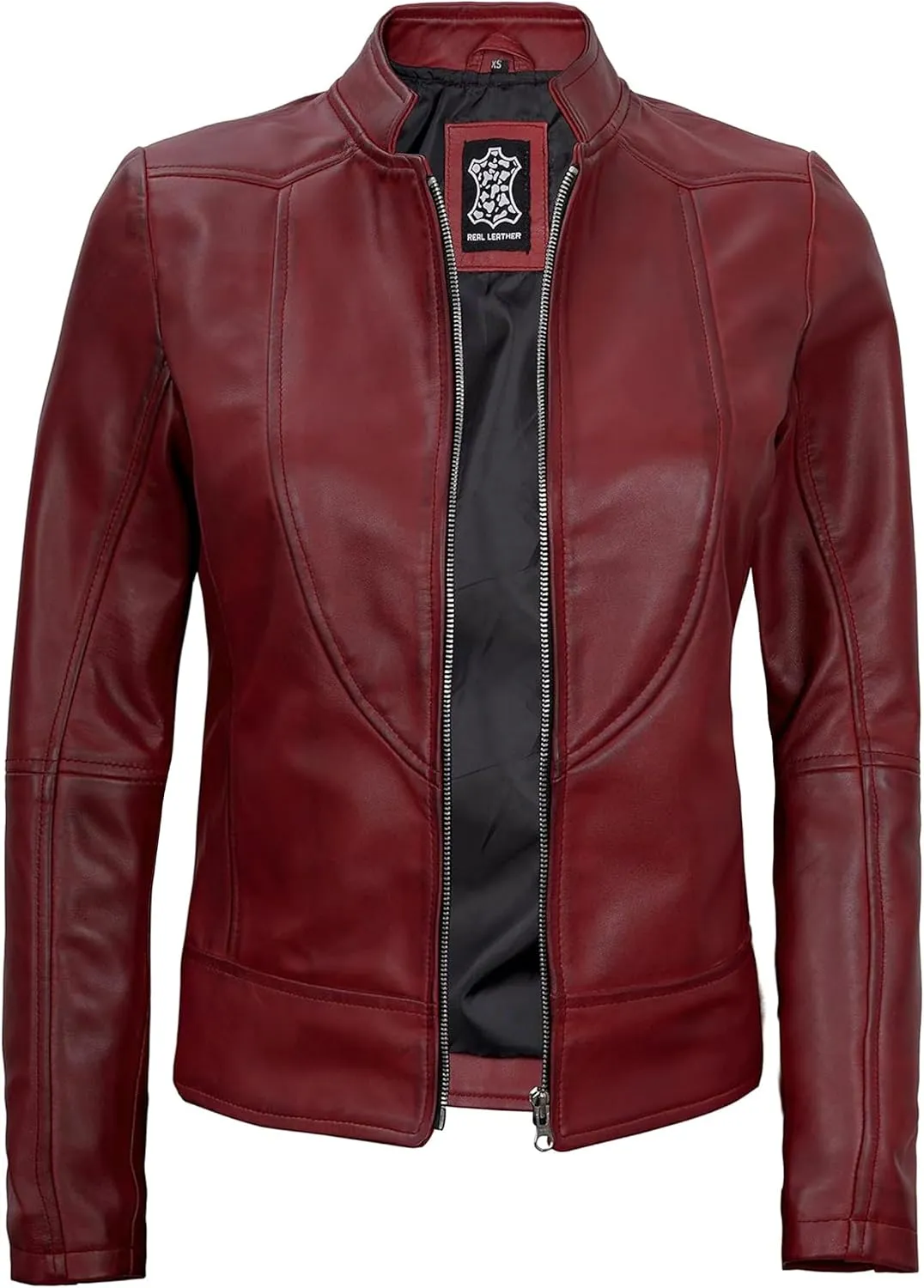 fjackets Leather Jacket Women - Real Lambskin Leather Stylish With Timeless Elegance And Comfort