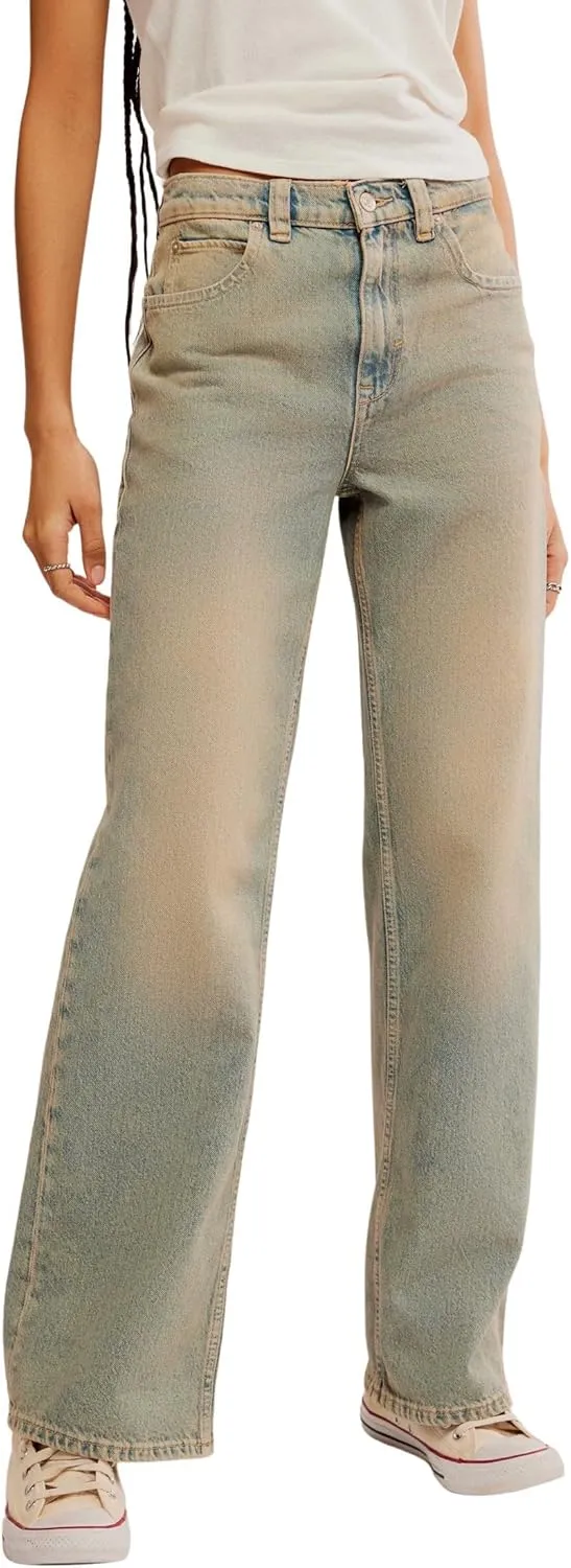 Free People Women's Tinsley Baggy High-Rise Skinny