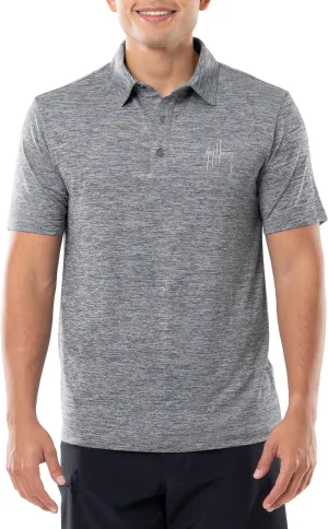 Guy Harvey Mens Performance Short Sleeve Polo Shirt