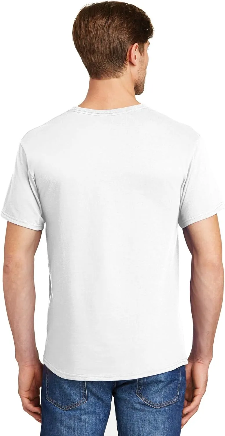 Hanes Ultimate Men's 4-Pack FreshIQ Crew Shirt