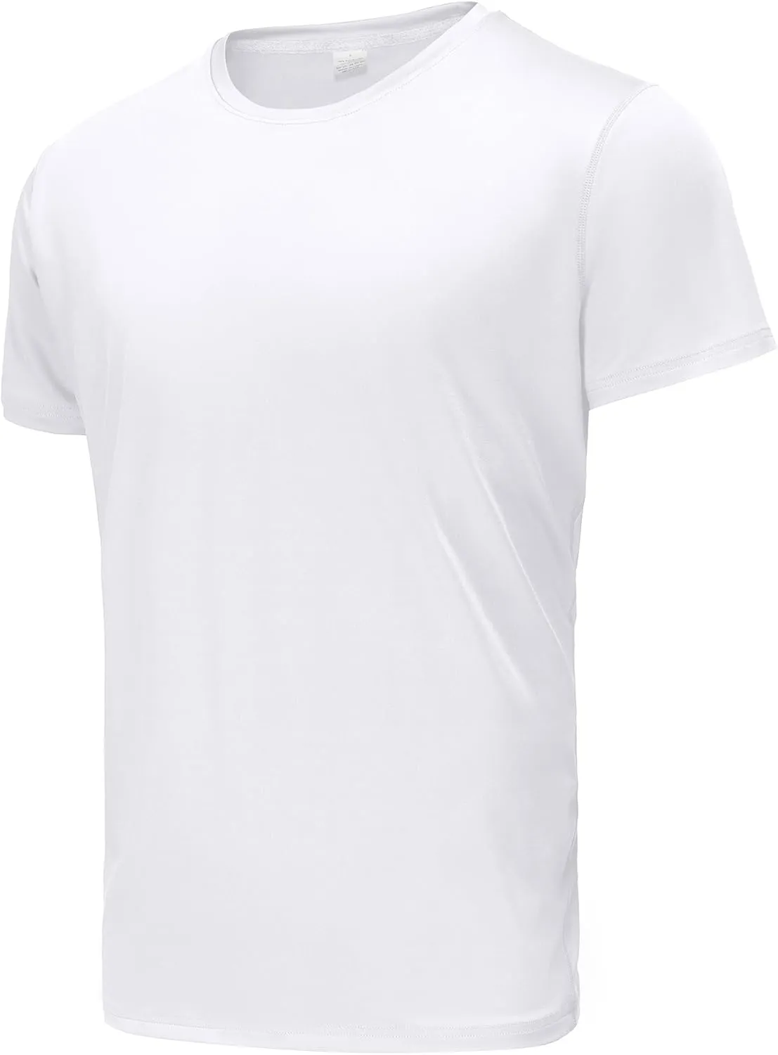 Holure Men's Compression/Loose Fit Tee Short Sleeve Sports Baselayer T-Shirts Cool Dry Tops (Pack of 1 or 3)