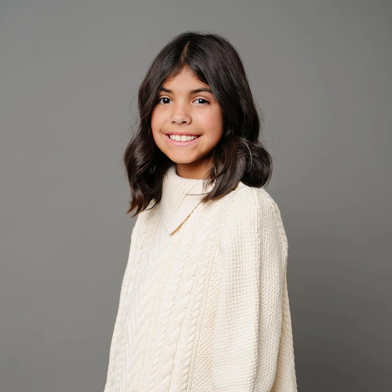 Hope & Henry Girls' Sweater Cape