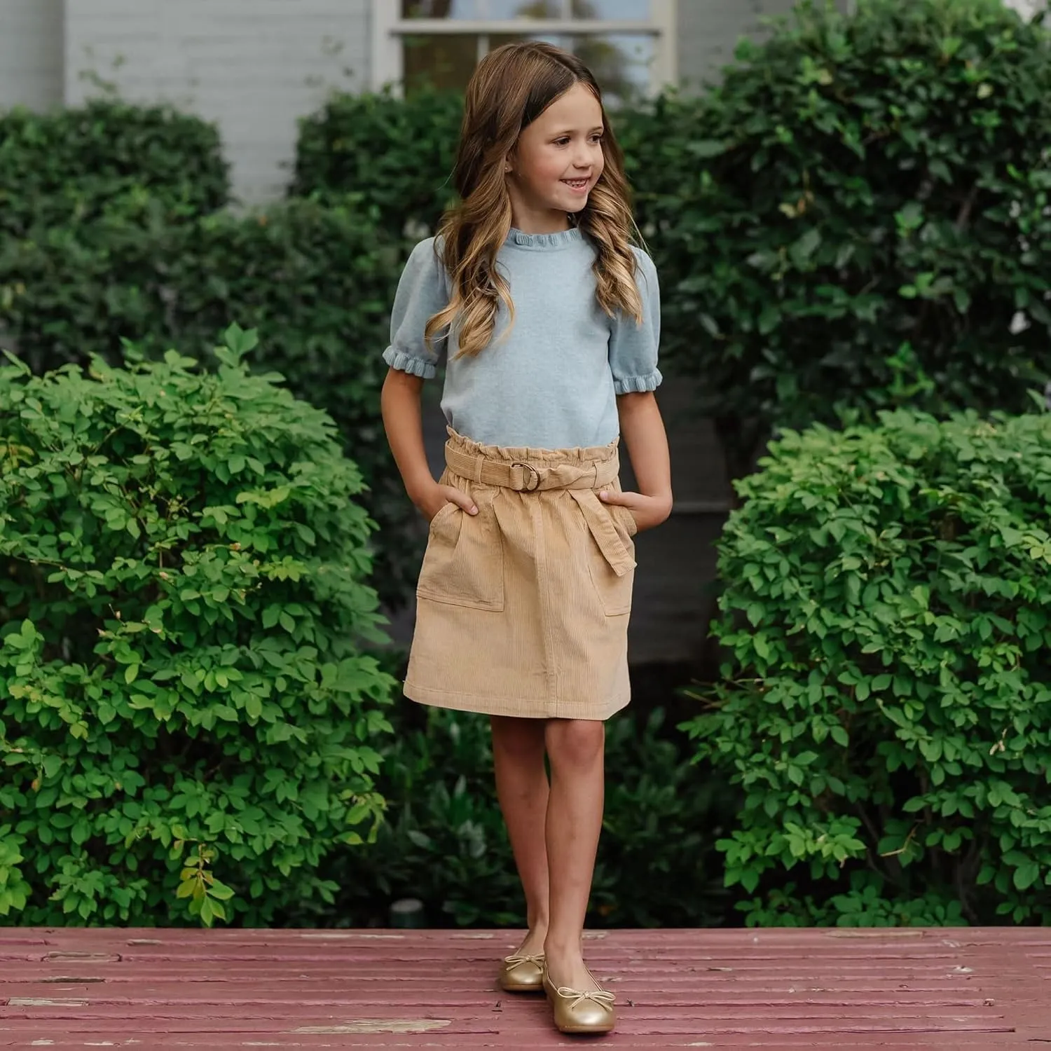 Hope & Henry Girls' Sweater Cape