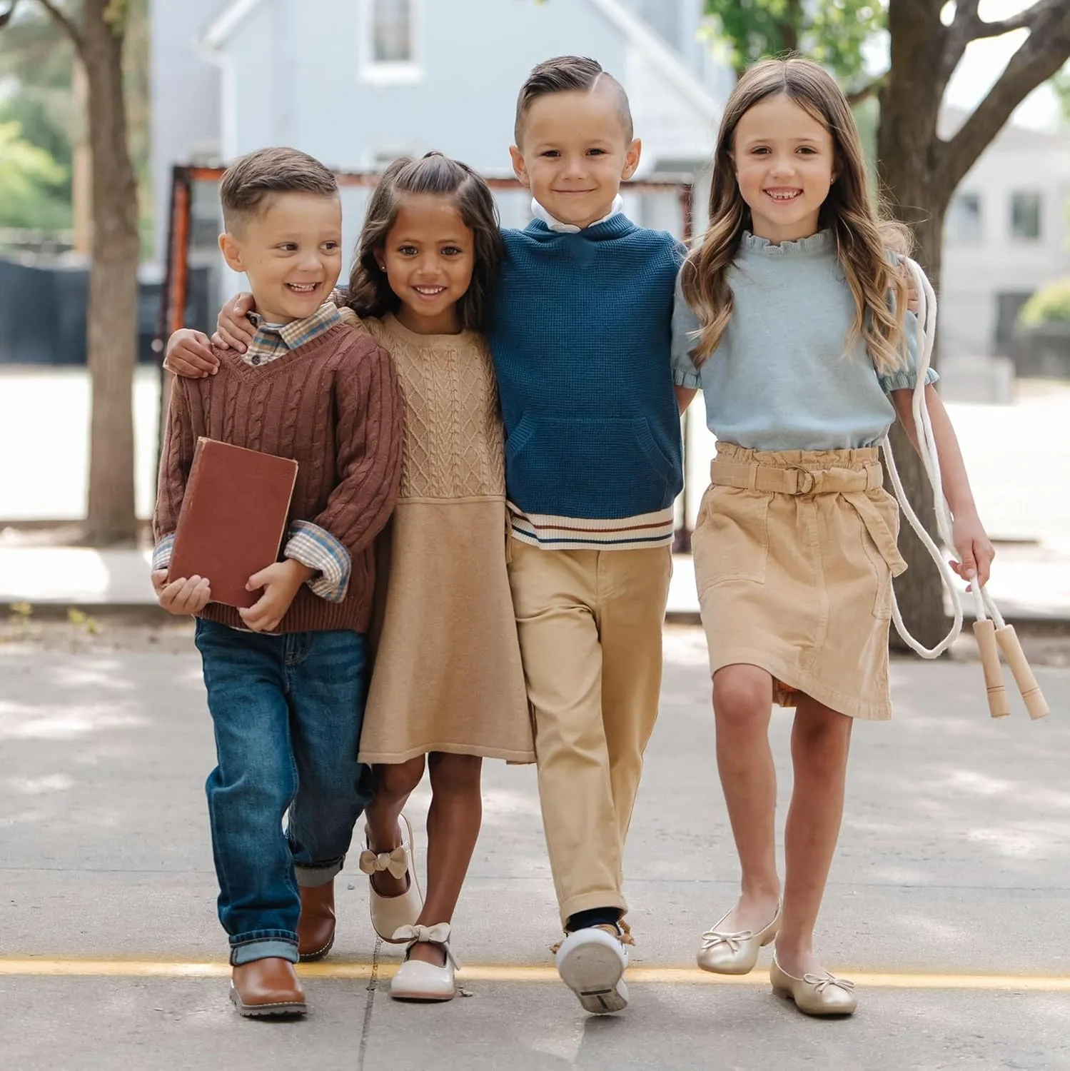 Hope & Henry Girls' Sweater Cape