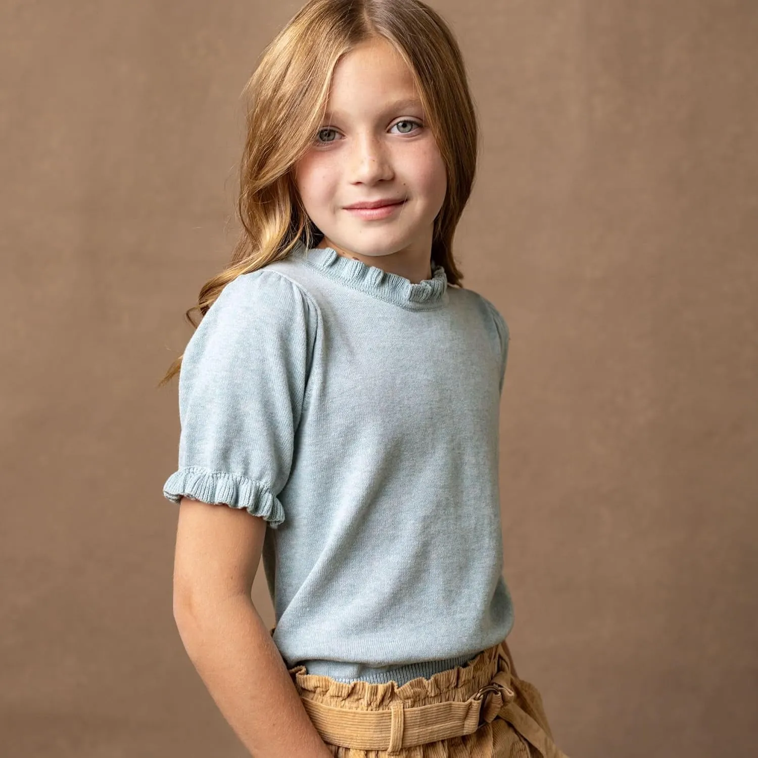 Hope & Henry Girls' Sweater Cape