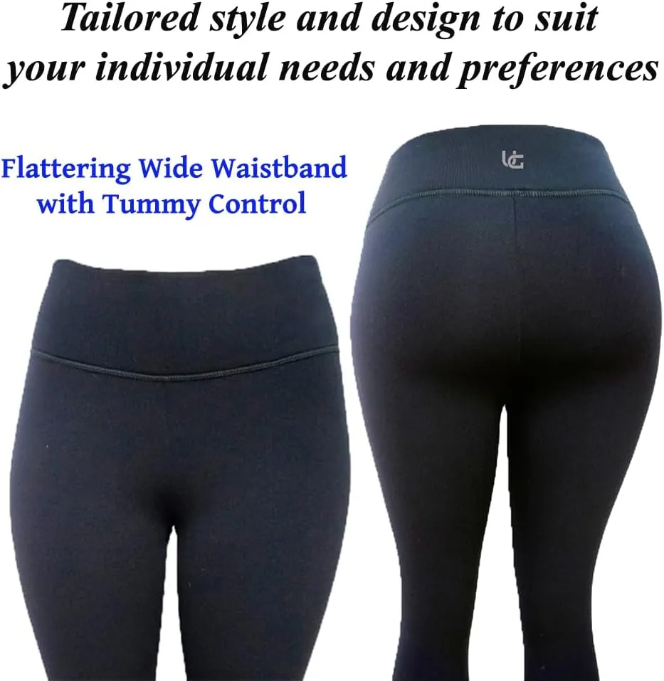Ice Skating Pants for Girls Polartec Warm Fleece Figure Skating Leggings for Women UGSP1