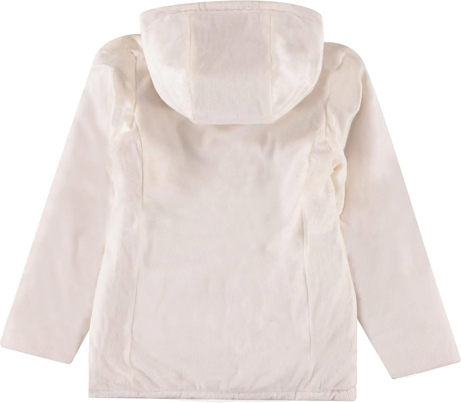 Juicy Couture Girls Reversable Coat, Faux Fur Hooded Winter Jacket, Warm Padded Parka Hoodie, Kids Heavyweight Winter Coat