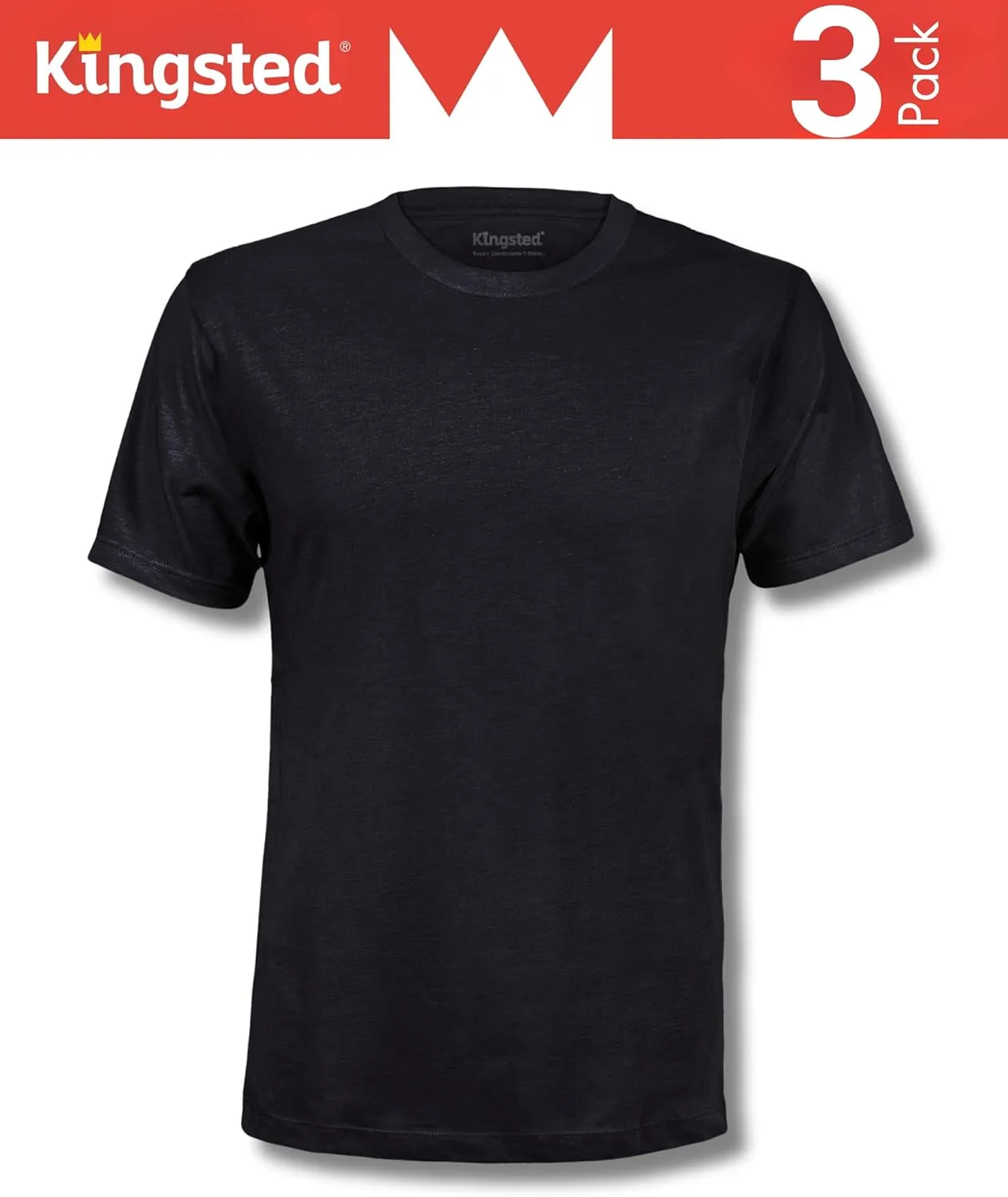 Kingsted T-Shirts for Men Pack - Royally Comfortable - Super Soft Premium Fabric - Well-Crafted Classic Tee