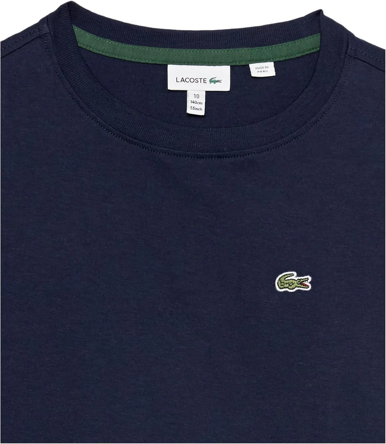 Lacoste Long Sleeve Crew Neck Cotton T-Shirt