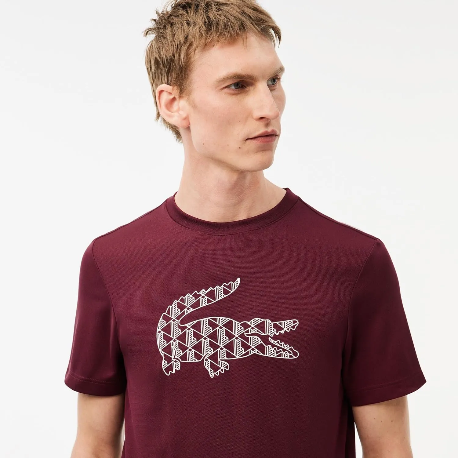 Lacoste Men's Ultra Dry Piqu Tennis T-Shirt