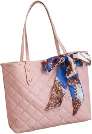 Large Capacity Bag Trendy Simple Scarf Tote Bag Shoulder Bucket Bag Bags Fit For Women