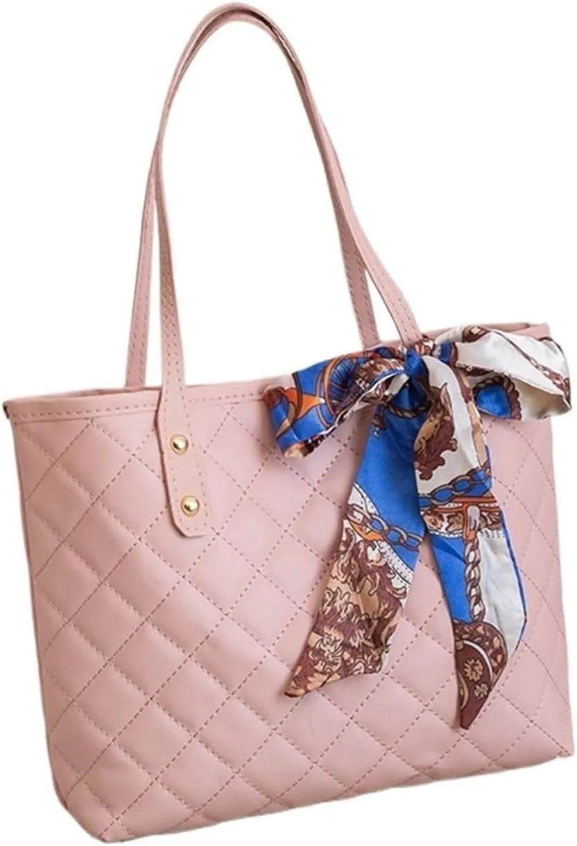 Large Capacity Bag Trendy Simple Scarf Tote Bag Shoulder Bucket Bag Bags Fit For Women