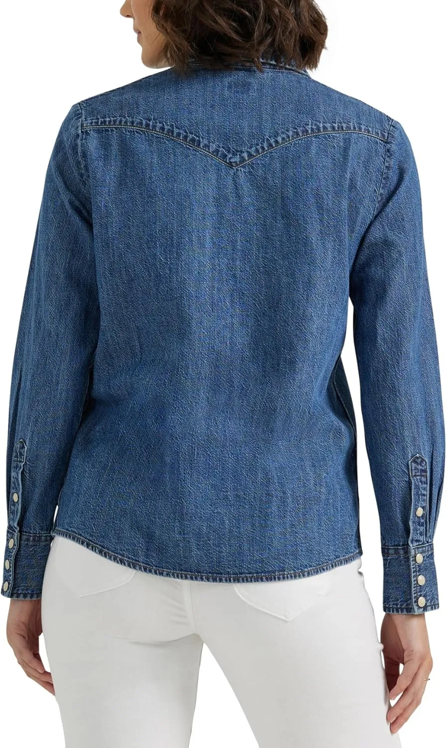 Lee Women's Legendary Slim Fit Western Snap Shirt