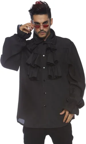 Leg Avenue Men's Costumes Pirate Shirt with Ruffles