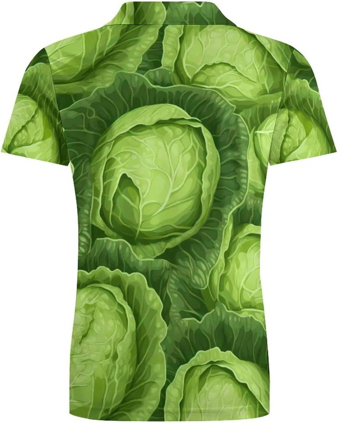 Lettuce Vegetable Men's Polo Shirt Short Sleeve Casual Athletic Quick Dry Golf T-Shirts