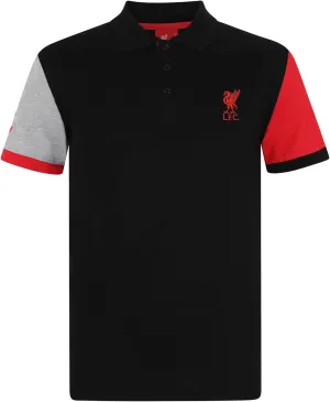 Liverpool Football Club Official Soccer Gift Mens Crest Polo Shirt