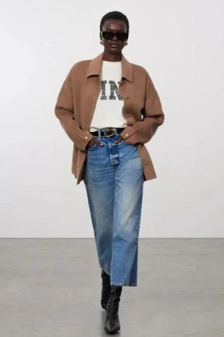 Luca Jacket Cashmere Blend Camel