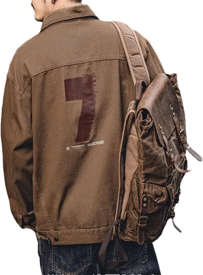 Man Denim Jackets Cargo Coat For Men Blazer Distressed Slim Denim Jacket Coat