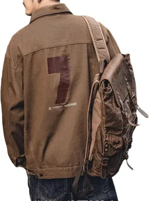 Man Denim Jackets Cargo Coat For Men Blazer Distressed Slim Denim Jacket Coat