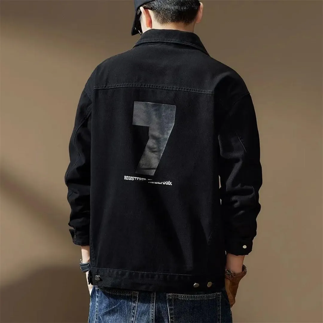 Man Denim Jackets Cargo Coat For Men Blazer Distressed Slim Denim Jacket Coat